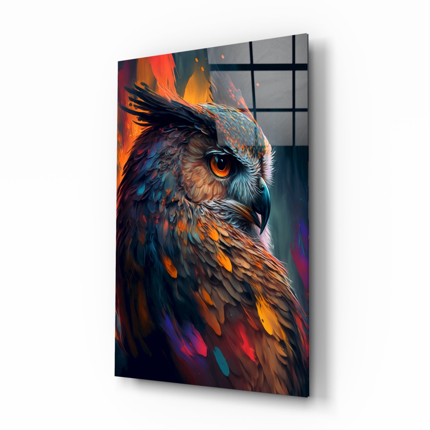 Owl's Eye Glass Wall Art || Designer Collection | Insigne Art Design.