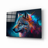 Freedom of the Wolf Glass Wall Art  || Designer Collection | Insigne Art Design.