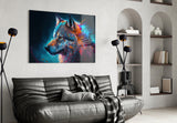 Freedom of the Wolf Glass Wall Art || Designer Collection | Insigne Art Design.