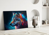 Freedom of the Wolf Glass Wall Art || Designer Collection | Insigne Art Design.