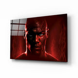 Iconic Michael Jordan Glass Wall Art || Designer Collection | Insigne Art Design.