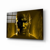 Iconic Michael Jordan Glass Wall Art  || Designer Collection | Insigne Art Design.