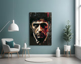 Al Pacino Glass Wall Art || Designer Collection.