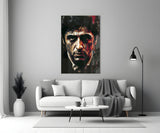 Al Pacino Glass Wall Art || Designer Collection.