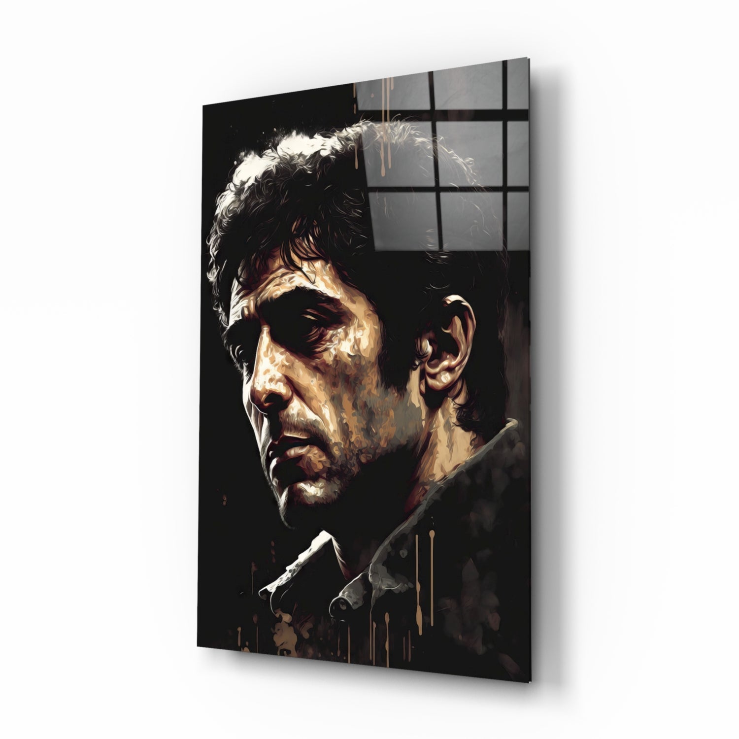 Al Pacino Glass Wall Art  || Designer Collection.