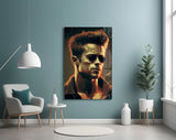Fight Club - Tyler Durden Glass Wall Art || Designer Collection.