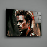 Fight Club - Tyler Durden Glass Wall Art || Designer Collection.