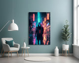 Cyberpunk Glass Wall Art  || Designers Collection.