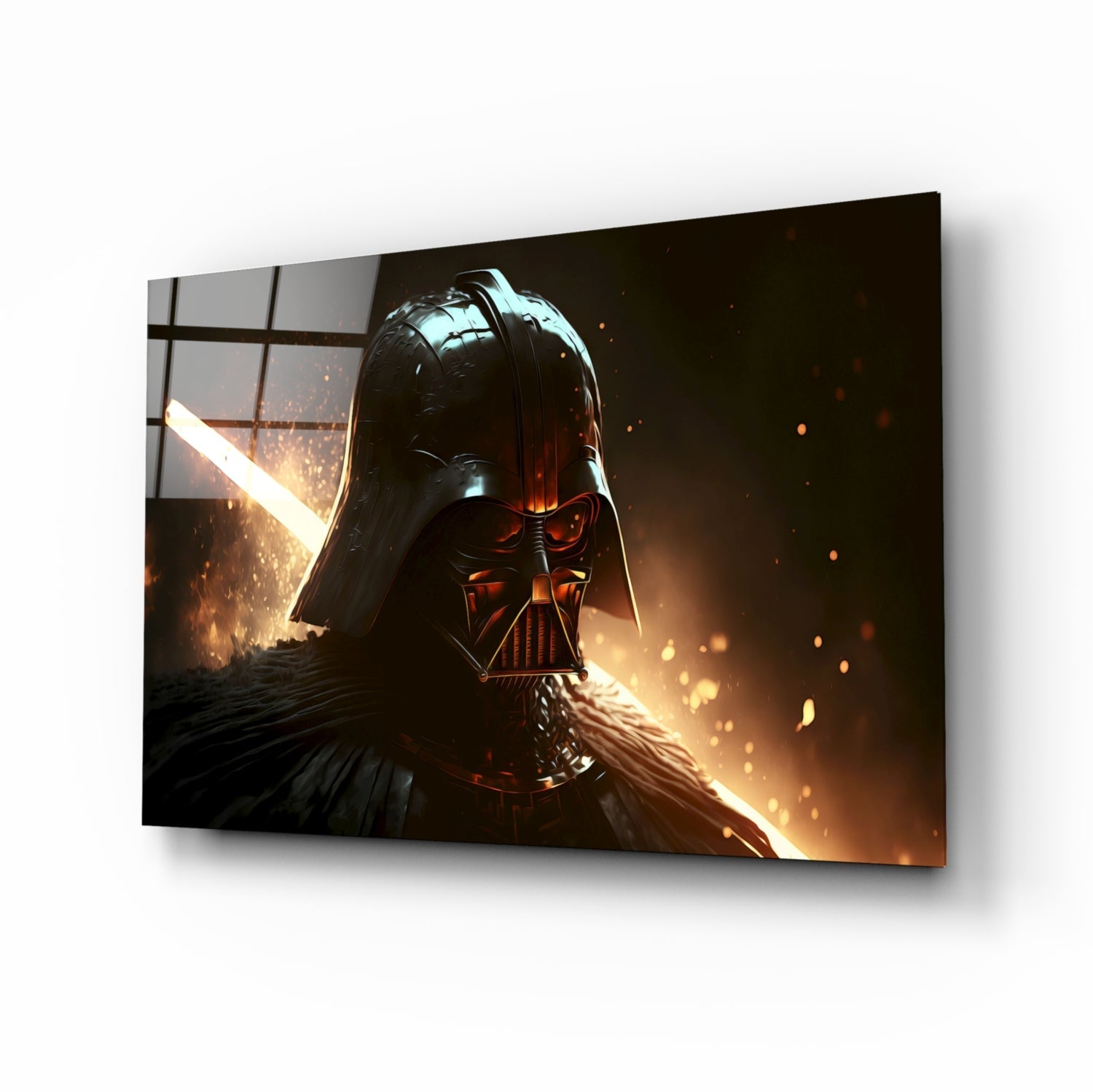 Darth Vader Glass Wall Art || Designers Collection.