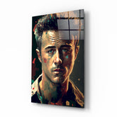 Fight Club - Norton Glass Wall Art  || Designers Collection.