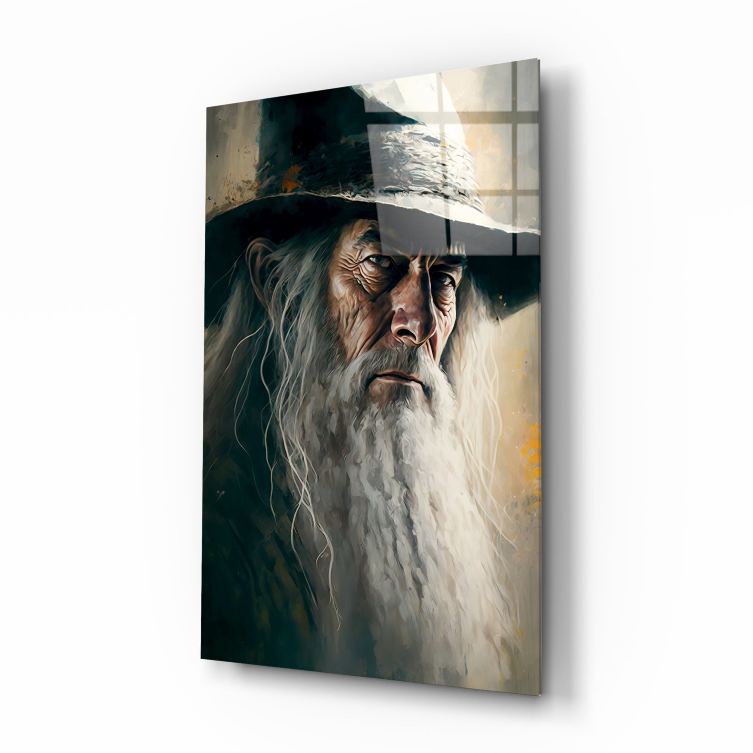 Gandalf Glass Wall Art || Designer Collection.