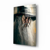 Gandalf Glass Wall Art || Designer Collection.