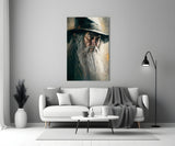 Gandalf Glass Wall Art || Designer Collection.