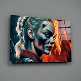 Harley Quinn Glass Wall Art  || Designer Collection.