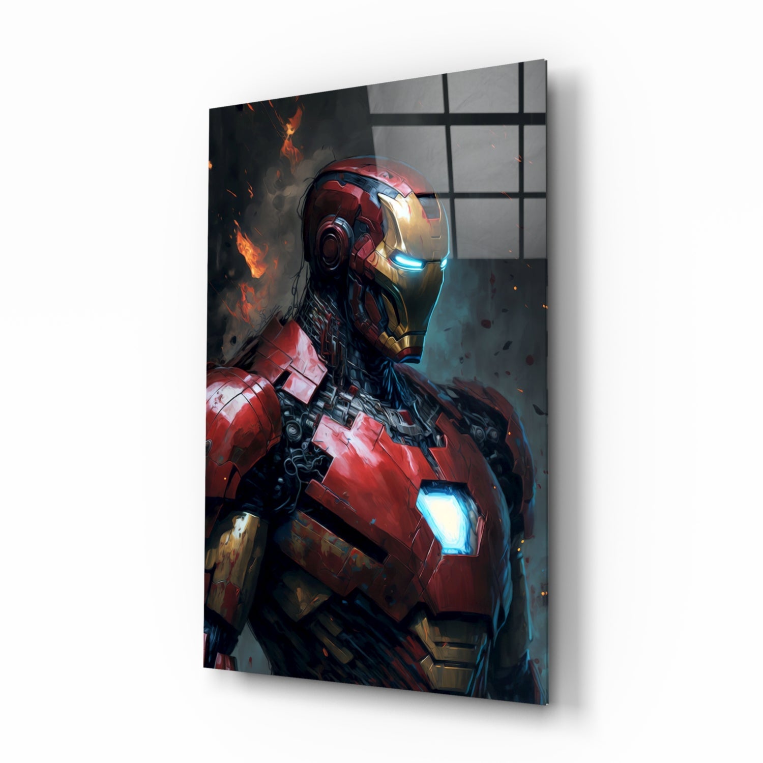 Iron Man Glass Wall Art || Designer Collection.
