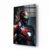 Iron Man Glass Wall Art || Designer Collection.