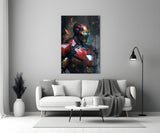 Iron Man Glass Wall Art || Designer Collection.