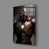 Iron Man Glass Wall Art || Designer Collection.
