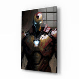 Iron Man Glass Wall Art || Designer Collection.