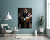 Iron Man Glass Wall Art || Designer Collection.