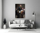Iron Man Glass Wall Art || Designer Collection.
