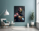Iron Man Glass Wall Art || Designer Collection.