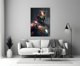 Iron Man Glass Wall Art || Designer Collection.