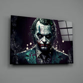 Joker Glass Wall Art || Designer Collection.