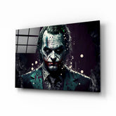 Joker Glass Wall Art || Designer Collection.