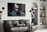 Joker Glass Wall Art || Designer Collection.