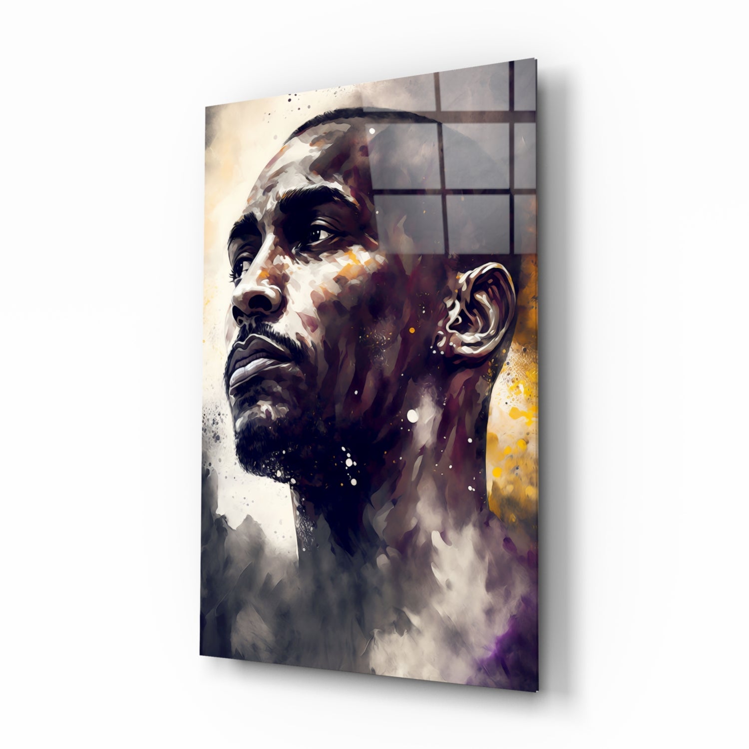 Kobe Bryant Glass Wall Art || Designer Collection.
