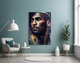 Kobe Bryant Glass Wall Art || Designer Collection.