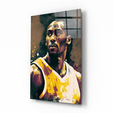 Kobe Bryant Glass Wall Art  || Designer Collection.
