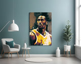 Kobe Bryant Glass Wall Art || Designer Collection.