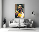 Kobe Bryant Glass Wall Art || Designer Collection.