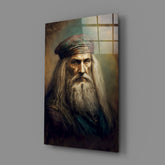 Leonardo da Vinci Glass Wall Art || Designer Collection.