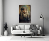 Leonardo da Vinci Glass Wall Art || Designer Collection.