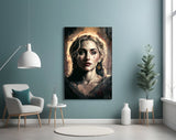 Madonna Glass Wall Art || Designer Collection.