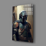 Boba Fett Glass Wall Art || Designer Collection.