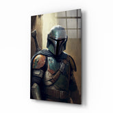 Boba Fett Glass Wall Art || Designer Collection.