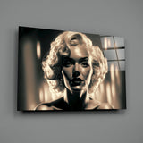 Marilyn Monroe Glass Wall Art || Designer Collection.