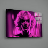 Marilyn Monroe Glass Wall Art || Designer Collection.