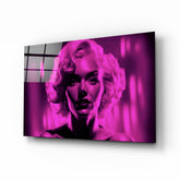 Marilyn Monroe Glass Wall Art  || Designer Collection.