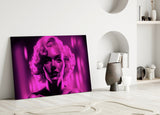 Marilyn Monroe Glass Wall Art || Designer Collection.
