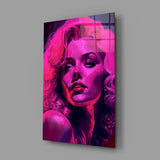 Marilyn Monroe Glass Wall Art  || Designer Collection.