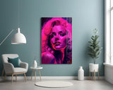 Marilyn Monroe Glass Wall Art  || Designer Collection.