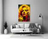 Marilyn Monroe Glass Wall Art  || Designer Collection.