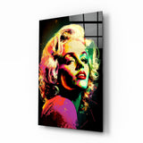Marilyn Monroe Glass Wall Art || Designer Collection.