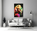 Marilyn Monroe Glass Wall Art || Designer Collection.