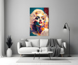 Marilyn Monroe Glass Wall Art  || Designer Collection.